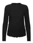 Only Maternity Olmemma L/S High Neck Top Jrs Noos Svart