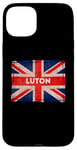 Coque pour iPhone 15 Plus Drapeau Luton Bedfordshire Born And Bred