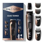 King C. Gillette Men's Beard Trimmer, Cordless Electric Razor for Men with Lifetime Sharp Blades and 4 Combs