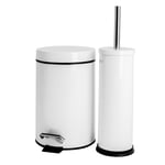 Round Bathroom Pedal Bin 3 Litre