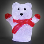 Figurine lumineuse led en acrylique - décoration de Noël - Modèle au choix Ours polaire