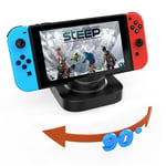 Nintendo Switch Charging Stand with Rotational Dock for Easy Viewing