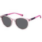 Lunettes de soleil enfant Polaroid  PLD 8059/S Lunettes de soleil, Rose/Gris, 45 mm