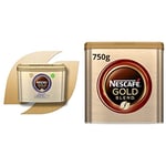 NESCAFE Gold Blend Instant Coffee Bundle: 750g Tin and 500g Decaf Tin