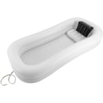 Baignoire gonflable pour adultes baignoire portable pvc douche baignoire 130W blanc air baignoires piscine salle de bain Maison Spa