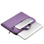 ZYDP Universal Laptop Case For Apple Macbook Air,Pro, 11.6"12"13.3"15.4 Inch And Other Laptop Size 14"15.6 Inch Bags (Color : Purple, Size : 15.4 inch)