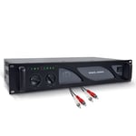 Amplificateur sonorisation DJ - BM Sonic BMS-4000 - 4000W - Technologie MOSFET avec ventilation continue, Câble RCA/RCA