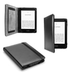 Premium Black Leather Case Cover Wallet For All-new Kindle Paperwhite (2019)