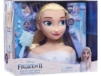 Tête A Coiffer Deluxe Elsa Cheveux Blonde Reine des Neige - 18 Pieces