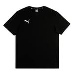 PUMA Boys teamGOAL 23 Casuals Tee Jr T-shirt, Black, 164
