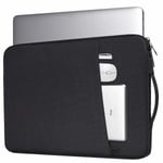 Laptopfodral 14.1 tum/15.4 tum canvas Sort