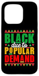 Coque pour iPhone 15 Pro Black By Popular Request | Afro Pride | Mois de l'histoire des Noirs