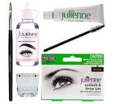 Julienne Professional Tinting Eyelash & Eyebrow Dye Tint Lash Kit - All Colours