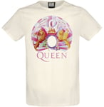 Queen Amplified Collection - Night at The Opera Men T-Shirt Off White XXL, 100% 