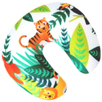 KIDS BEAN NECK SUPPORT PILLOW Travel Small Lions Tigers Jungle Theme Childrens