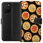 Lompakkokotelo Samsung Galaxy S10 Lite-laitteelle, jossa on Pizza kuvio