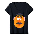 Disney Pixar Toy Story Mr. Potato Head Big Face T-Shirt avec Col en V