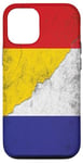 Coque pour iPhone 12/12 Pro Drapeaux France et Roumanie - Français Roumain