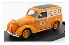 BRUMM R375 Fiat - 1100 Van Erg 1950 - Orange Blanc - 1/43