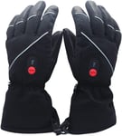 Gants Chauffants avec Batterie Rechargeable pour Hommes Femmes,Gants Chauffants pour Le Moto Ski Cyclisme Randonnée L'alpinisme.[G35]