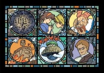 Le Château dans le Ciel (Laputa Castle in the Sky) -  Puzzle crystal art vitrail