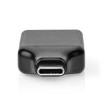 NEDIS Adaptateur USB-C - USB 3.2 Gen 1 - Connecteur USB-C - Sortie HDMI - 4K@60Hz - Rond - Nickelé - Gris/Noir - Boîte