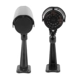 Dummy Fake Security Camera Red Flashing Lights Simulated Cctv Camera Surve Set