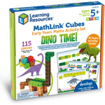 Learning Resources MathLink Cubes Early Maths Activity Set Dino Time New Kid Toy