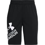 Under Armour Boys' Prototype 2.0 Logo Shorts, Black, YXS