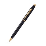 Century II Black Lacquer With 23CT Gold Plated Appointments Ballpoint Pen