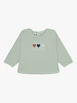 Petit Bateau Baby Heart Jumper, Herbier