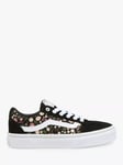 Vans Kids' Ward Fall Floral Trainers, Floral Black