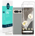 Protecteur D'écran Pour Google Pixel 7 Pro 5g(6,7 Pouces),Avec 2 Films En Tpu Souple[Lecteur D'empreintes Digitales,Facile À Installer]