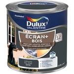 Ecran+ bois - Peinture satinée pour bois extérieur - Volets, portes, fenêtres, portails - Gris Anthracite 0,25 l Dulux Valentine