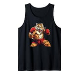 Angry Muay Thai and Thai Boxing Tiger Tank Top