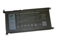 Bti - Batteri Til Bærbar Pc (Tilsvarer: Dell 1Vx1h, Dell Vm732, Dell Yrdd6) - Litiumpolymer - 3-Cellers - 3500 Mah - 40 Wh - For Dell Inspiron 14 5485, 3493, 35Xx, 3793, 54Xx 2-In-1, 5591 2-In-1, 55Xx  Vostro 3491, 55Xx