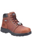Skechers Workshire St Work Lace Boots - Brown, Brown, Size 8, Men