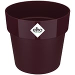 Elho - Bac à fleurs rond jardinière Menthe Mûre Violet Pêche en plastique pour extérieur jardin terrasse pot de fleurs couleurs Mûre / 13.3 Litres