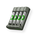 GP - ReCyko Everyday Battery Charger, B441 (USB), incl. 4 x AAA 850 mAh Batteries