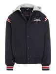 Th Logo Bomber Jacket Patterned Tommy Hilfiger