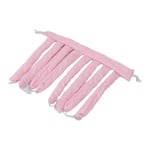 (Pink)Heatless Curling Rod Sleeping Hair Curl Styling Roller Ribbon SLS