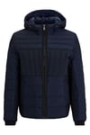 BOSS Mens Omir1 Regular-fit Water-Repellent Jacket in Mixed Materials