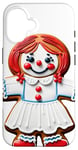 iPhone 16 Raggedy Ann Gingerbread Cookie Case