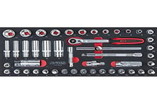 KS TOOLS 713.1022 Module de douilles et accessoires ULTIMATE 3/8'', 47 pièces