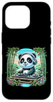 iPhone 16 Pro Funny Panda Dj Headphones Graphic for Men Women Kids Case