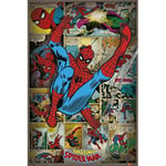 - Marvel Comics Spider-Man (Retro) Plakat