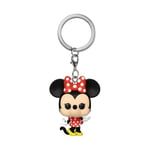 Funko Pop! Keychain: Disney Classics - Minnie Mouse Novelty Keyring - Collectable Mini Figure - Stocking Filler - Gift Idea - Official Merchandise - Movies Fans - Backpack Decor