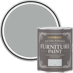 Rust-Oleum Light Grey Furniture Paint in Satin Finish - Dove 750Ml