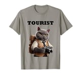 Tourist British Shorthair Cat Men Women Boys Girls Kids T-Shirt