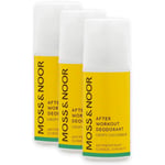 Moss & Noor After Workout Deodorant Crispy Cucumber 3-pack